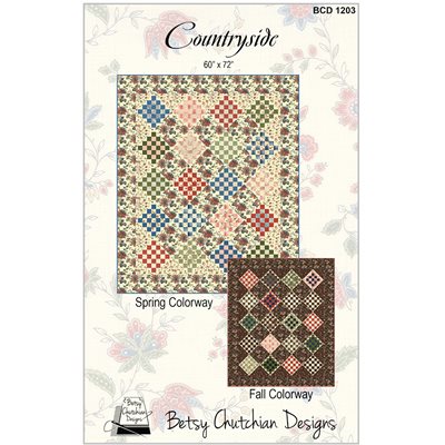 Countryside Pattern By Betsy Chutchian Design For Moda - Min. Of 3