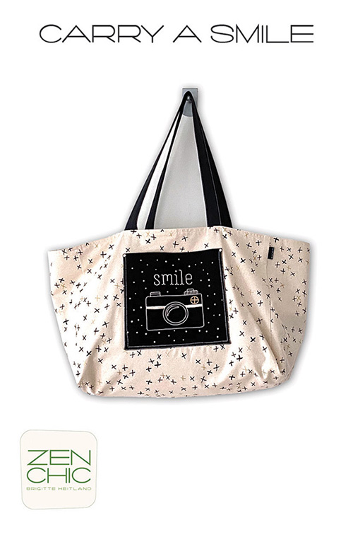 Carry A Smile Bag Pattern For Moda - Minimum Of 3