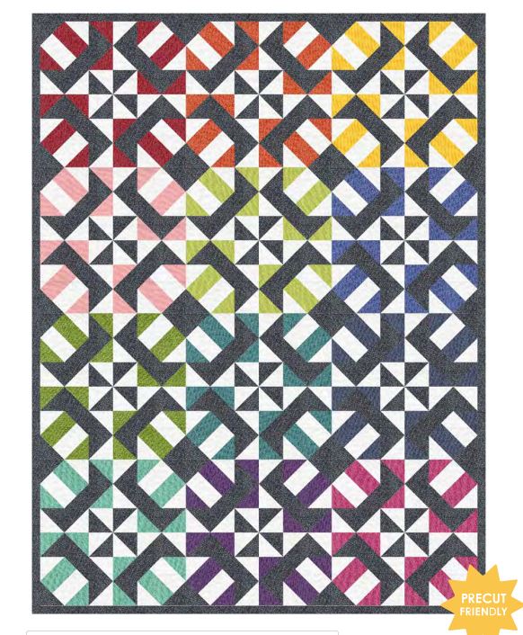 Corkscrew Pattern By Happy Quilting By Moda For Moda - Minimum Of 3