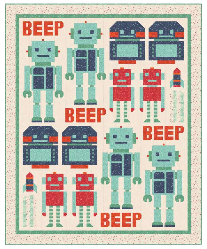 Beep Beep Pattern By Stacy Iest Hsu For Moda - Minimum Of 3