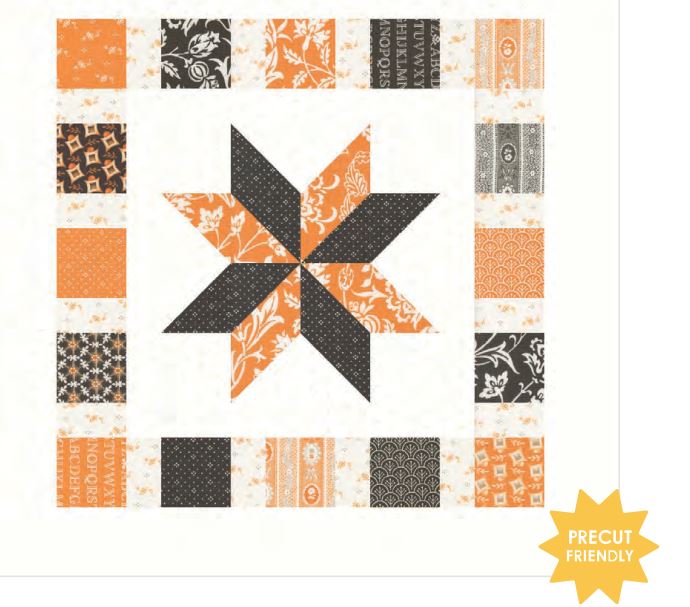 Festive Star Pillow Pattern By Sewlux Fabric For Moda  - Minimum Of 3