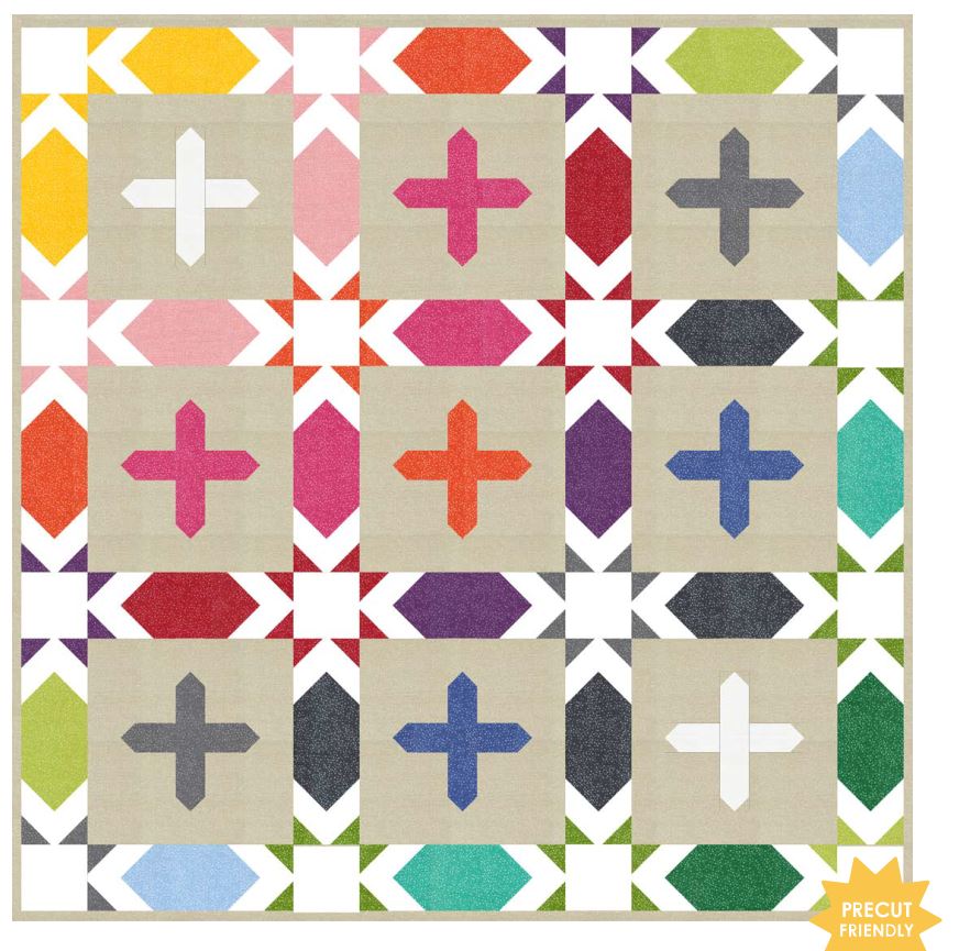 Crosswalk Plus Pattern By Robin Pickens For Moda - Min. Of 3