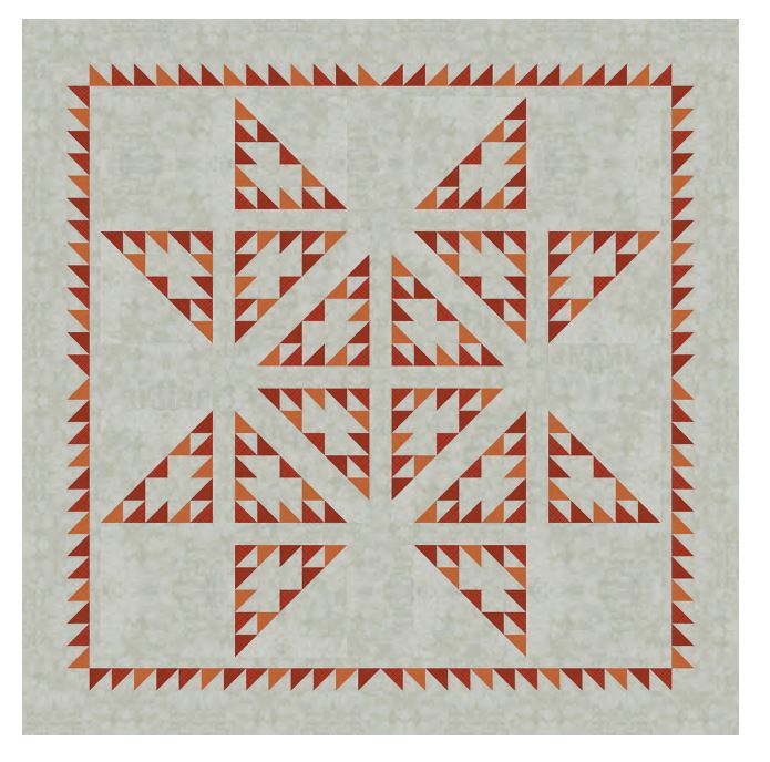 Prairie Star Pattern By Primitive Gatherings For Moda - Minimum Of 3