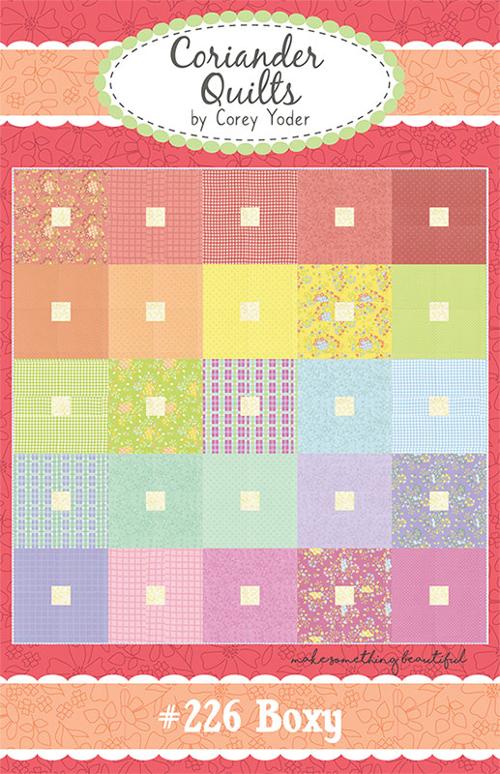 Box Pattern By Coriander Quilts For Moda - Minimum Of 3