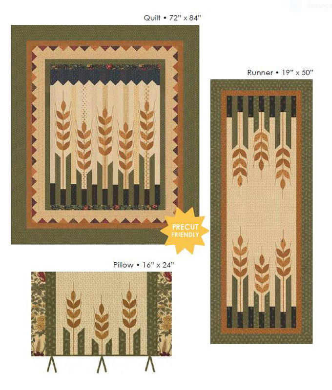 Wheatland Pattern Kansas Troubles  For Moda - Minimum Of 3