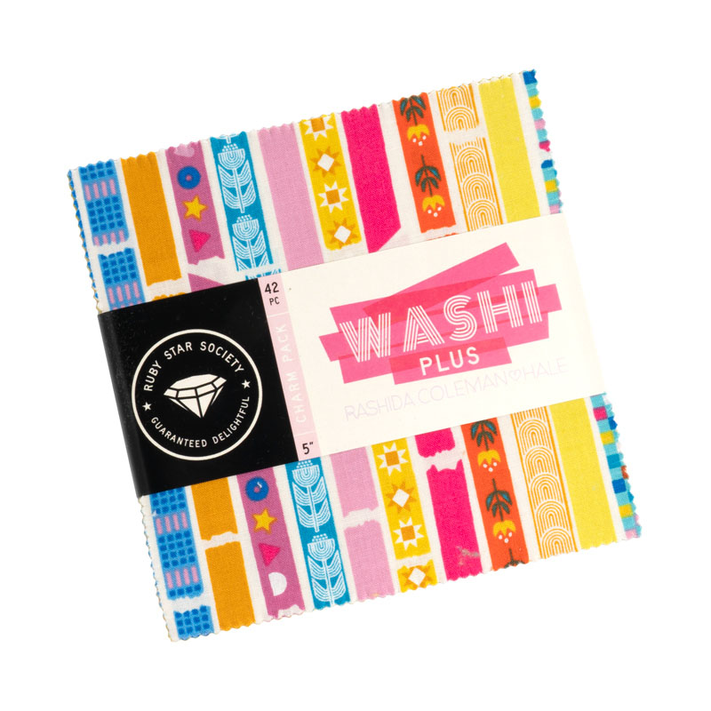 Washi Plus Charm Packs By Moda - Packs Of 12