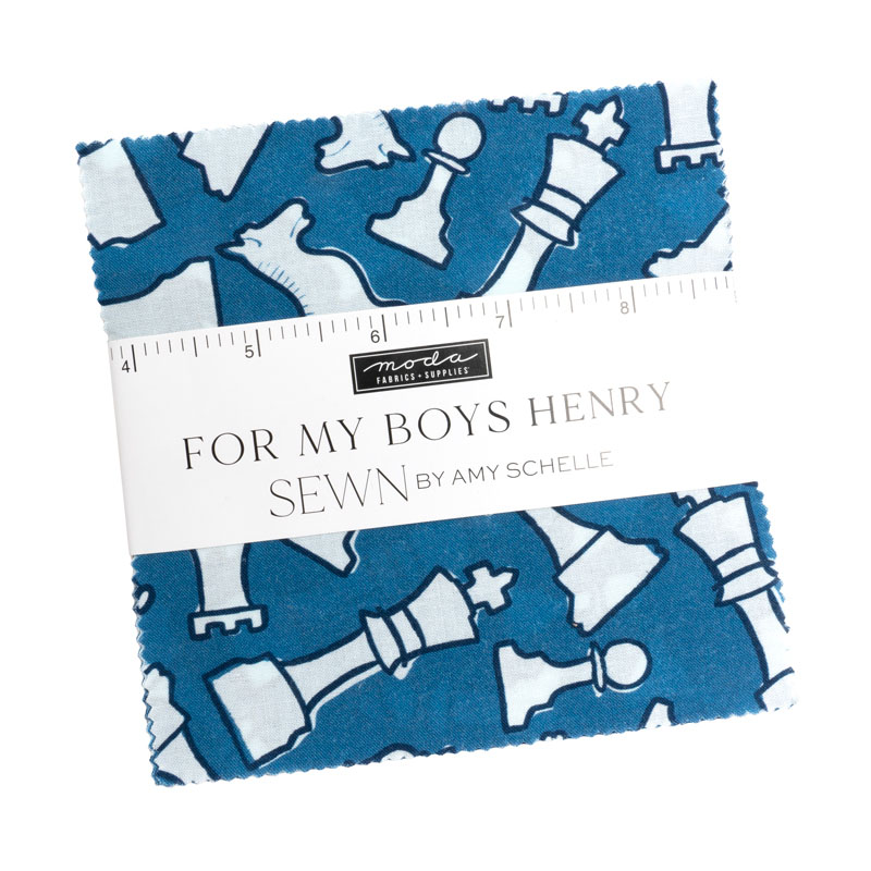 For My Boys Henry Charm Packs By Moda - Packs Of 12