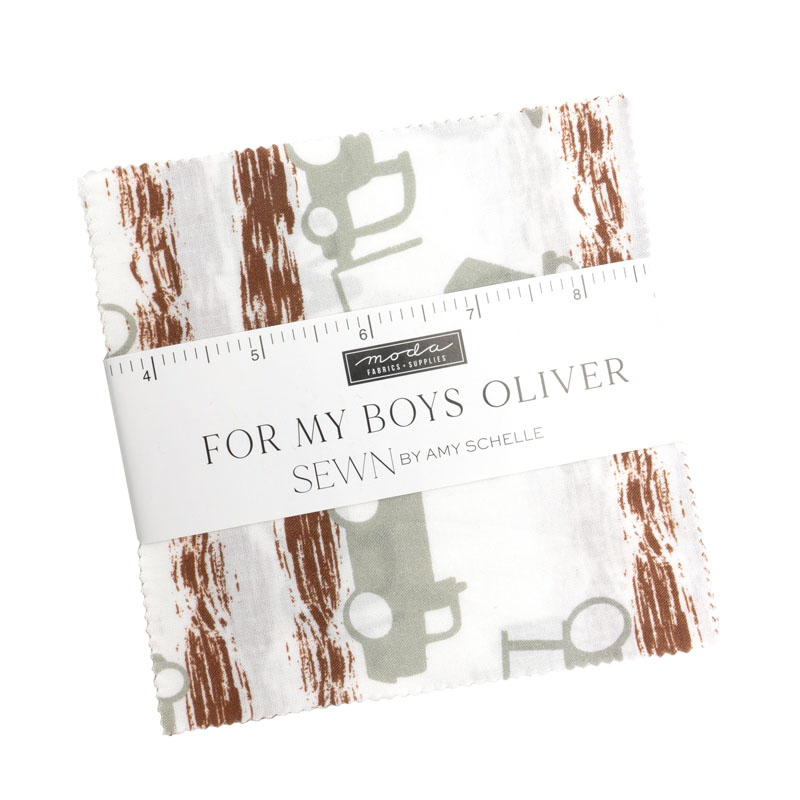 For My Boys Oliver Charm Packs By Moda - Packs Of 12