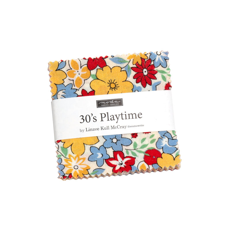 30\'s Playtime 2025  Mini Charm Packs By Moda - Packs Of 24