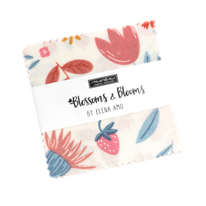 Blossoms And Blooms Mini Charm Packs By Moda - Packs Of 24