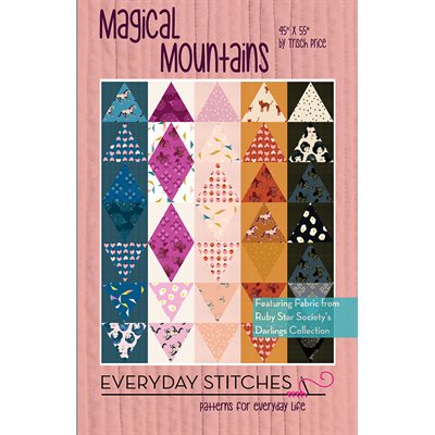 Magical Mountains Pattern By Everday Stiches For Moda - Min. Of 3