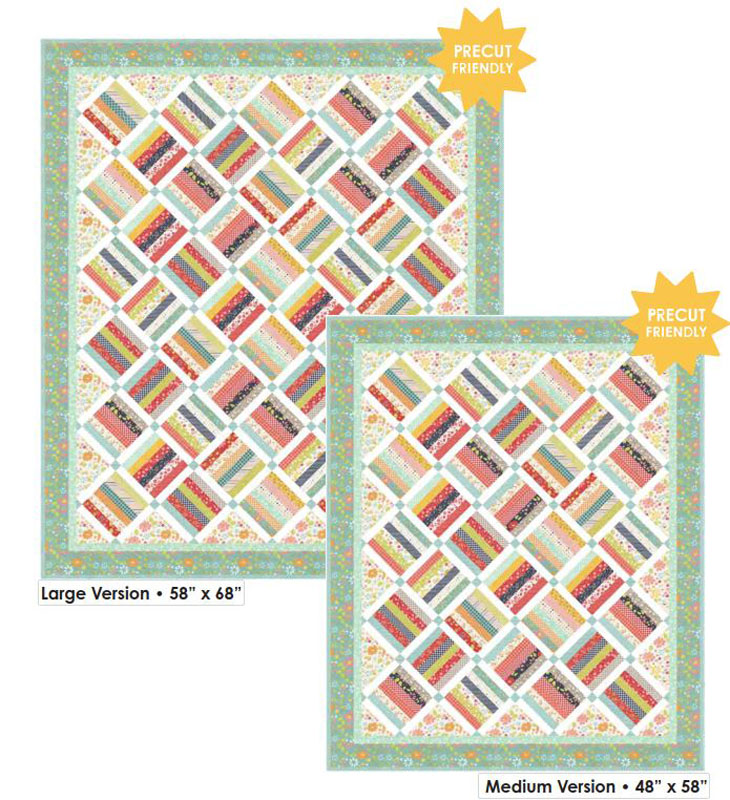 Blooming Pattern By Quilting Life Designs For Moda - Min. Of 3