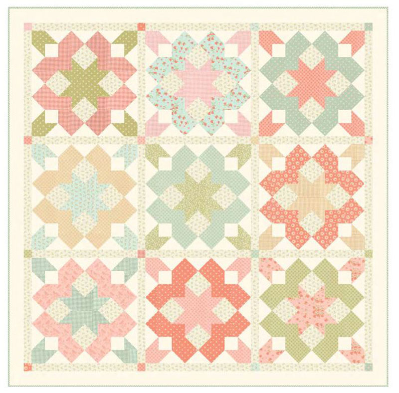 Starburst Pattern By My Sew Quilty Life For Moda - Minimum Of 3