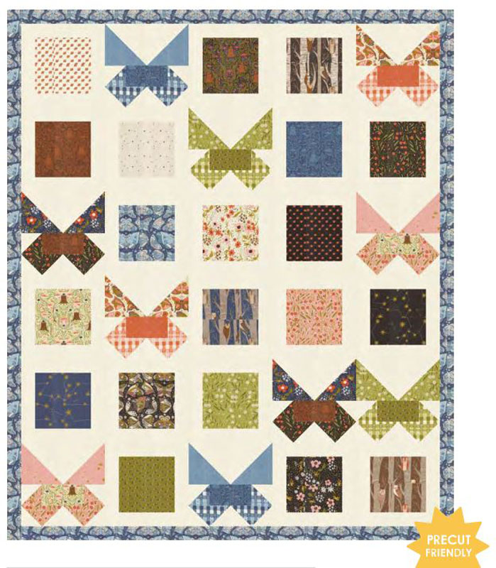 Night Flight Quilt Pattern By Gingiber For Moda - Min. Of 3