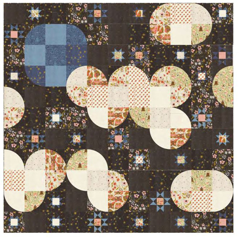 Nocturnal Sky Ii Pattern By Gingiber For Moda - Min. Of 3