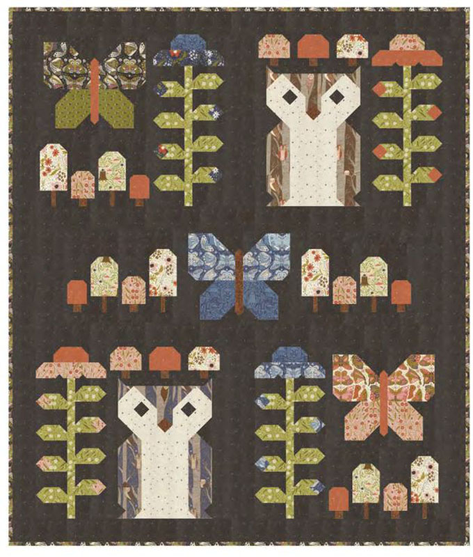 Garden Owls Pattren By Coach House Designs For Moda - Minimum Of 3