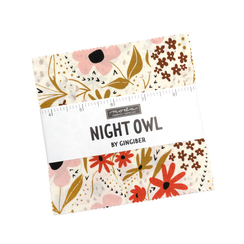 Night Owl Charm Packs By Moda - Packs Of 12