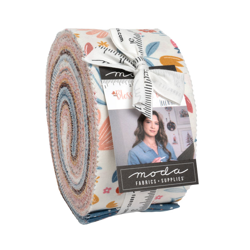 Blossoms And Blooms Jelly Rolls By Moda - Packs Of 4