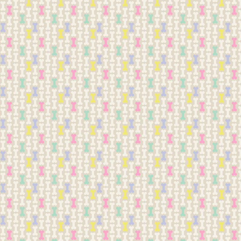 Woof You By Cotton + Steel Fabrics For Rjr Fabrics - Snack Pack - Pup Break Fabric
