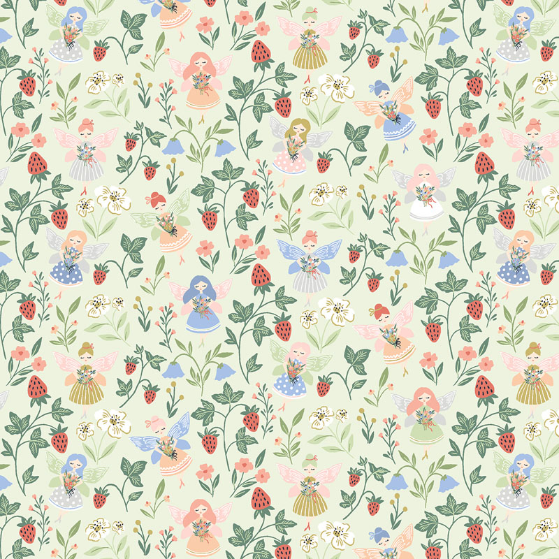 Fairyberry Grove By Cotton + Steel Fabrics For Rjr Fabrics- Fairy Dust Fabric