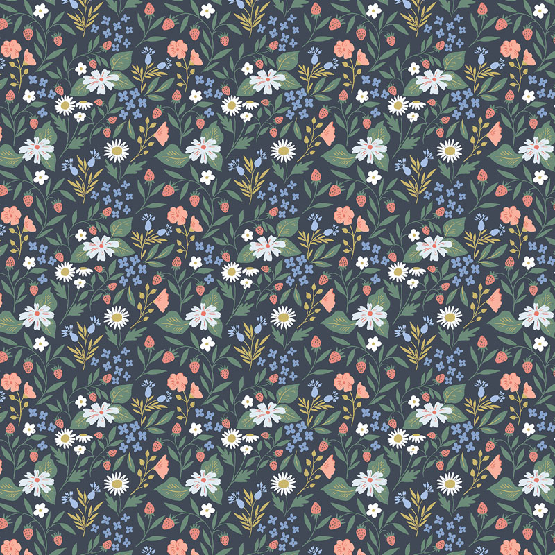 Fairyberry Grove By Cotton + Steel Fabrics For Rjr Fabrics - Shadow Fabric