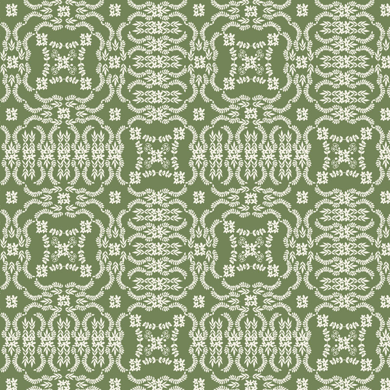 Gracie By Rifle Paper Co. For Cotton + Steel Fabrics - Heritage - Sage Fabric
