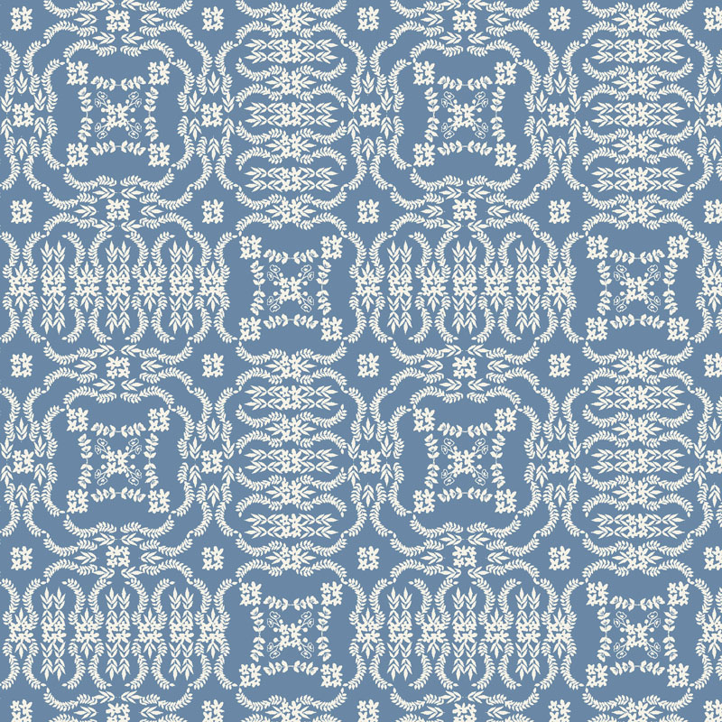 Gracie By Rifle Paper Co. For Cotton + Steel Fabrics - Heritage - Chambray Fabric
