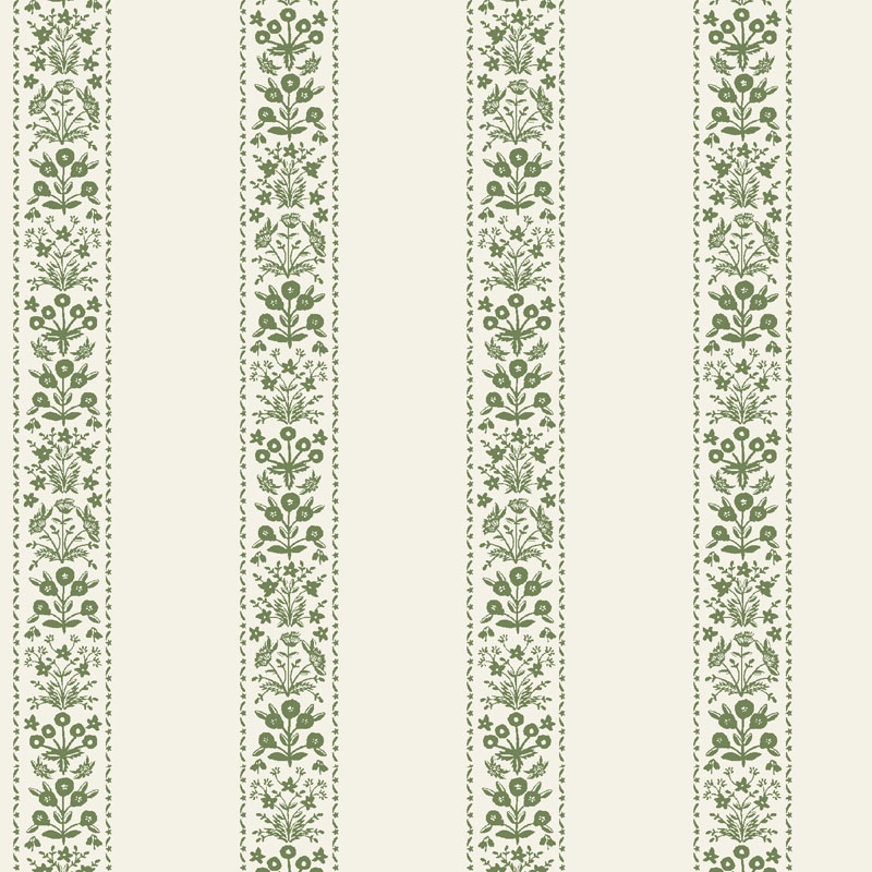 Gracie By Rifle Paper Co. For Cotton + Steel Fabrics - Estee Stripe - Cream Fabric