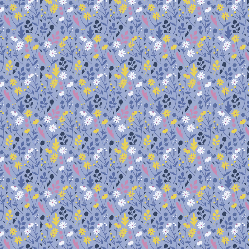 Blackberry Garden By Sarah Renee For Rjr Fabrics - Blanket Of Blooms - Summer Shower Fabric