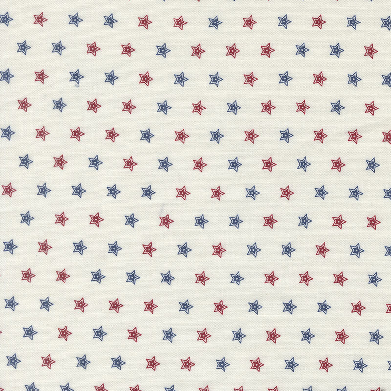 American Gatherings Iii 108" Quilt Back By Primitive Gatherings For Moda - Cloud