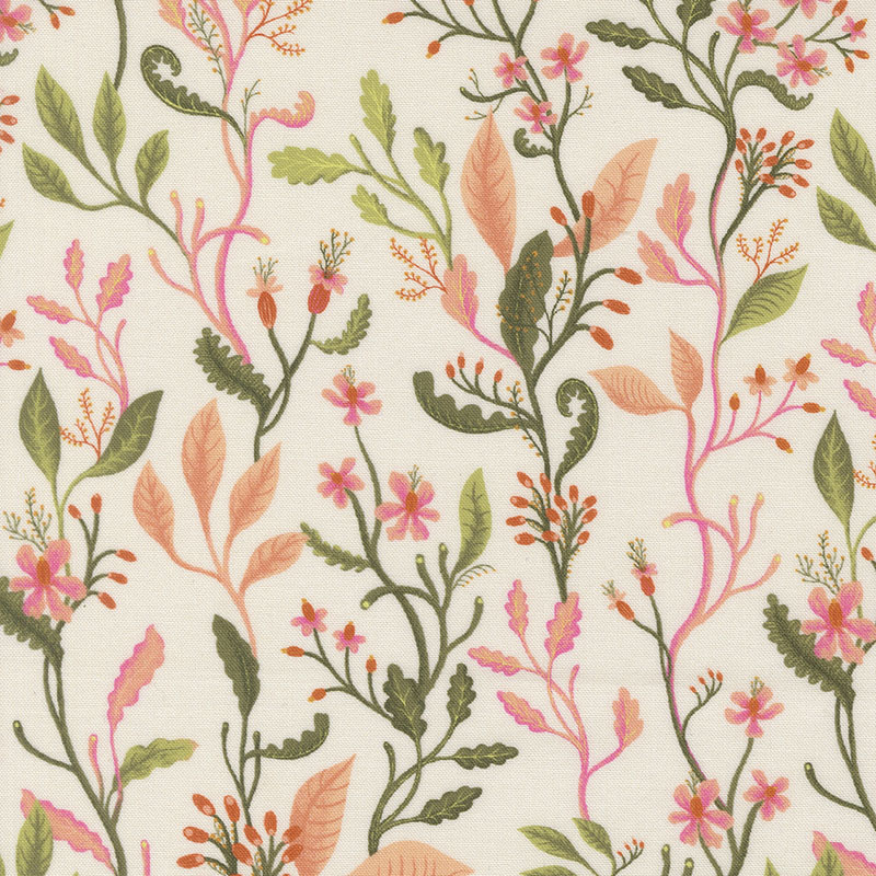 Floral Fondant By Linn Warme For Moda - Cloud