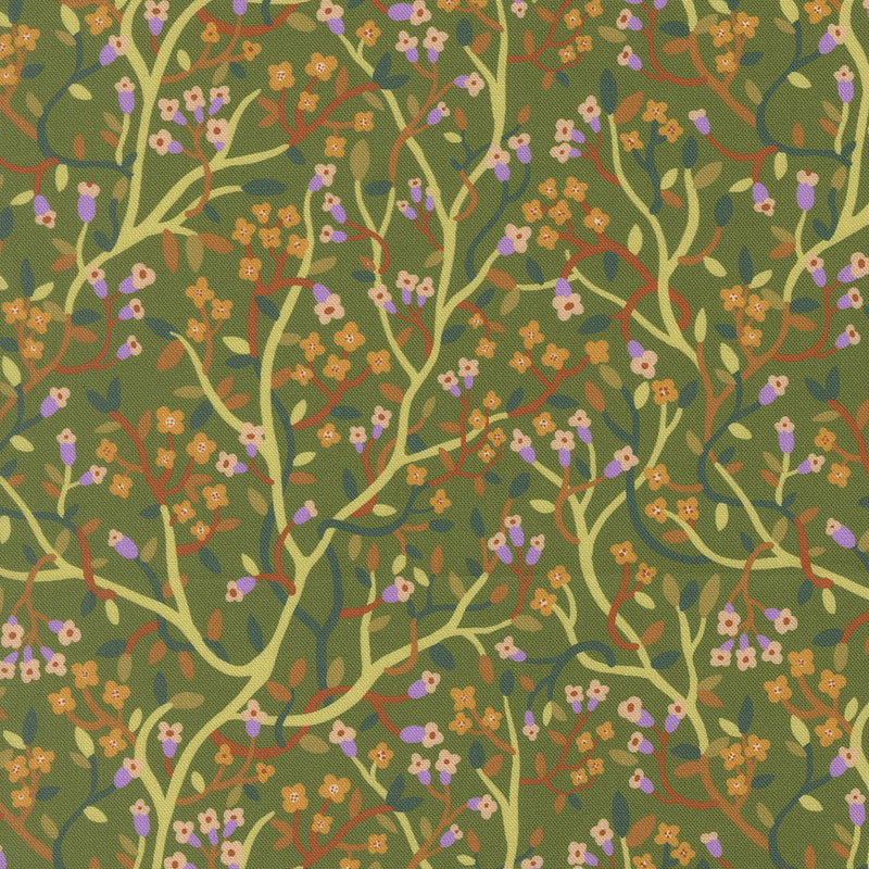 Floral Fondant By Linn Warme For Moda - Leaf