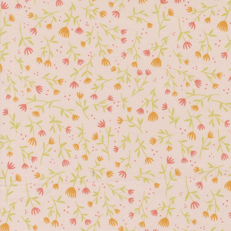 Floral Fondant By Linn Warme For Moda - Blush