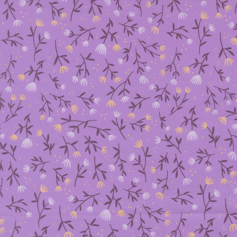 Floral Fondant By Linn Warme For Moda - Lilac