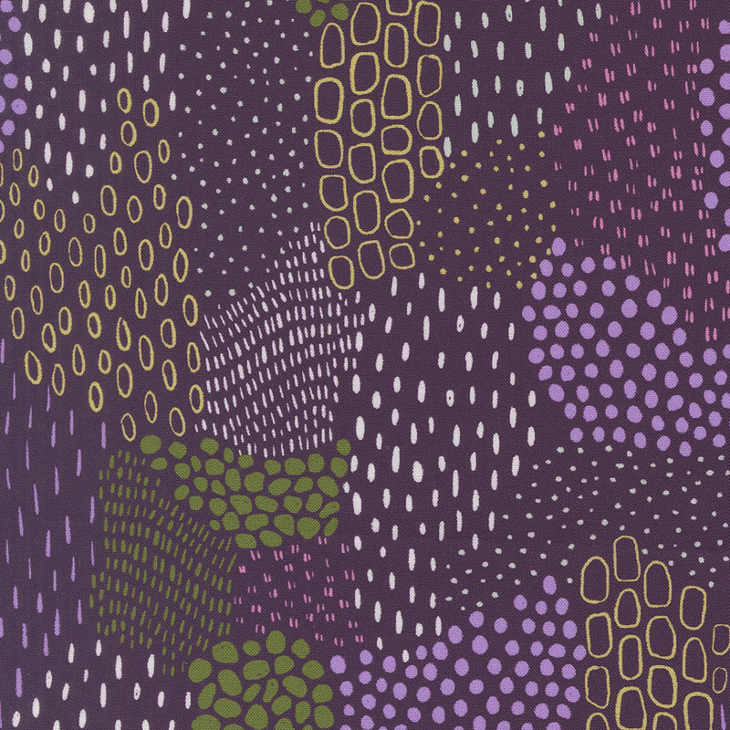 Floral Fondant By Linn Warme For Moda - Plum