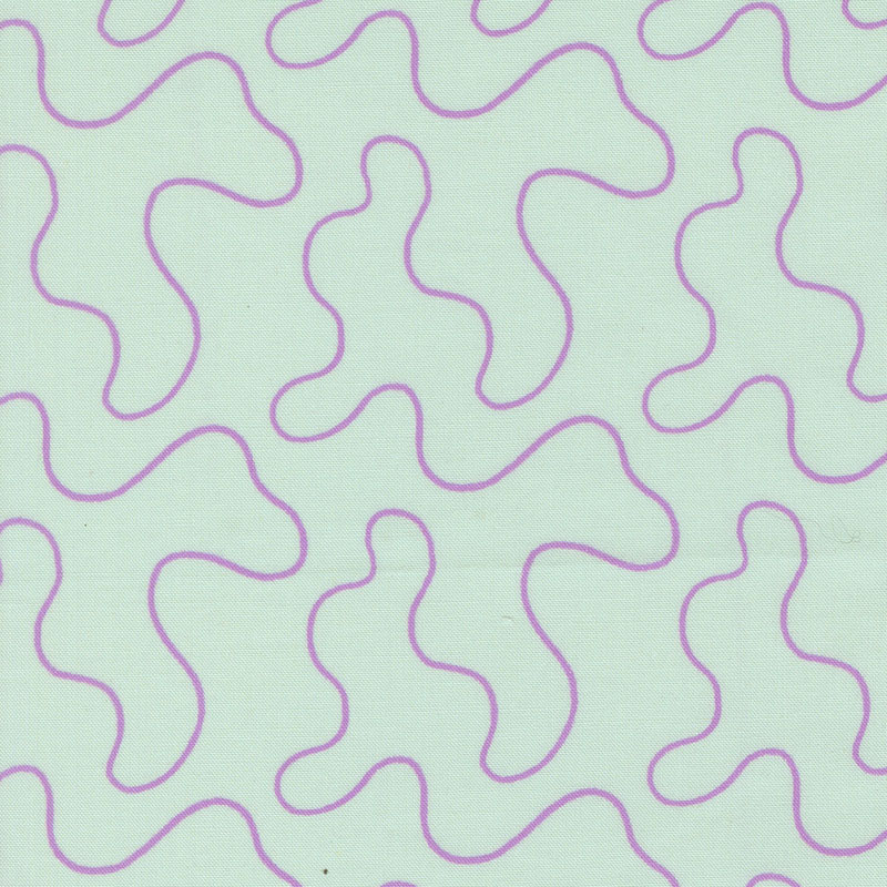 Floral Fondant By Linn Warme For Moda - Sky
