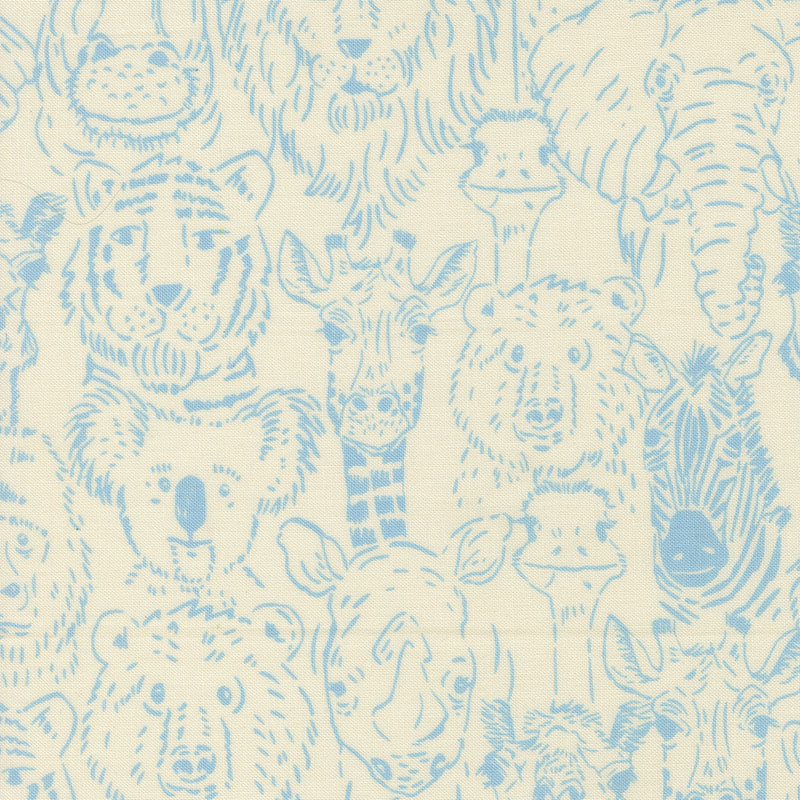 Animal Park Fun By Stacy Iest Hsu For Moda - Dove