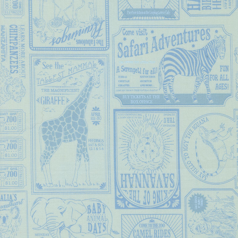 Animal Park Fun By Stacy Iest Hsu For Moda - Water