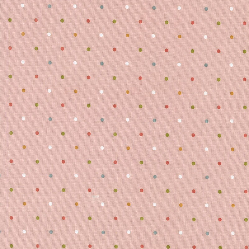 Wild Honey - Magic Dot By Lella Boutique For Moda - Carnation