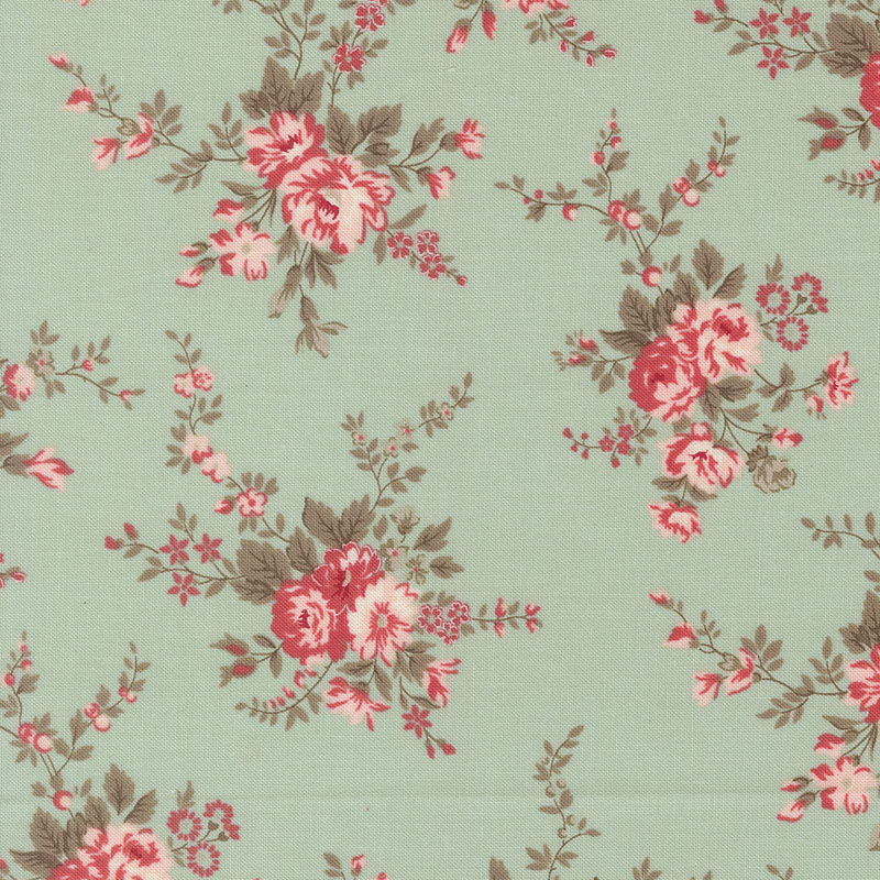 Lyda Rose By Bunny Hill Designs For Moda - Sky