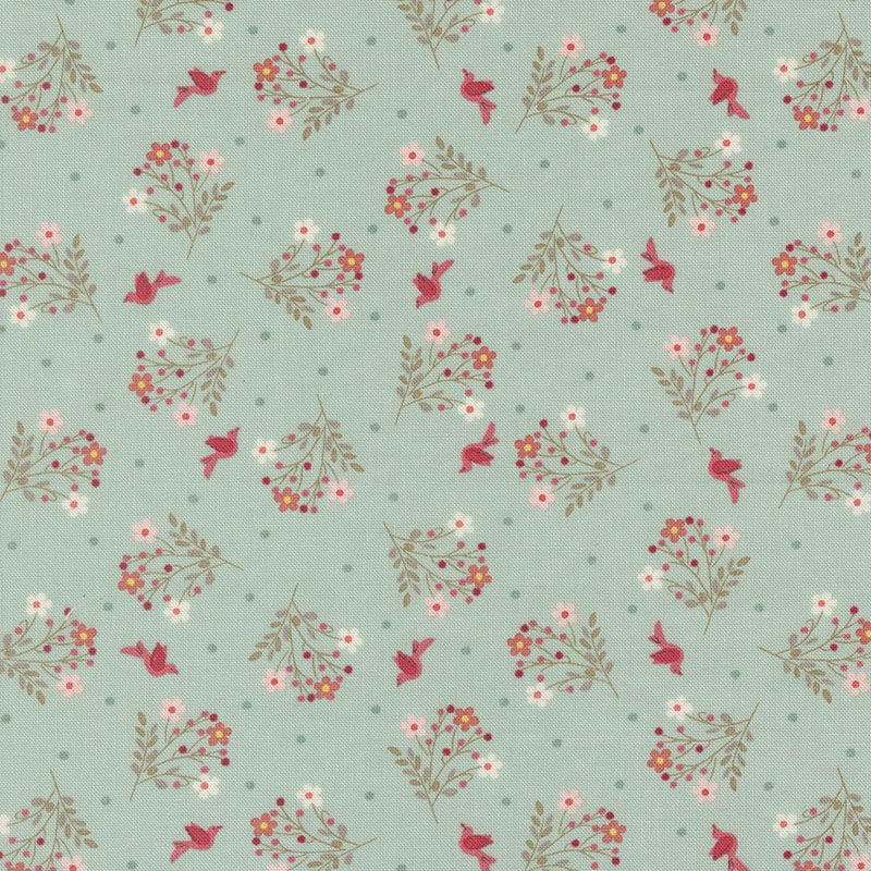 Lyda Rose By Bunny Hill Designs For Moda - Sky