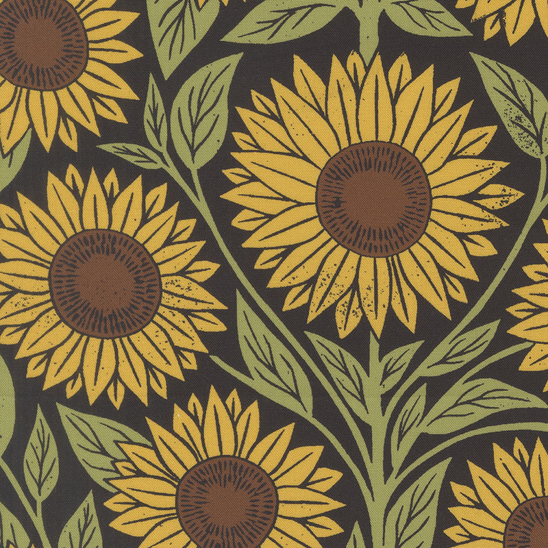 Garden Series By Katharine Watson For Moda - Midnight