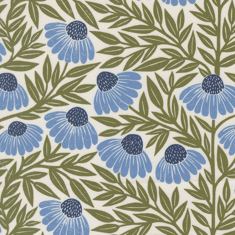 Garden Series By Katharine Watson For Moda - Cream-Sky