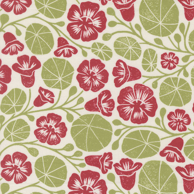 Garden Series By Katharine Watson For Moda - Cream