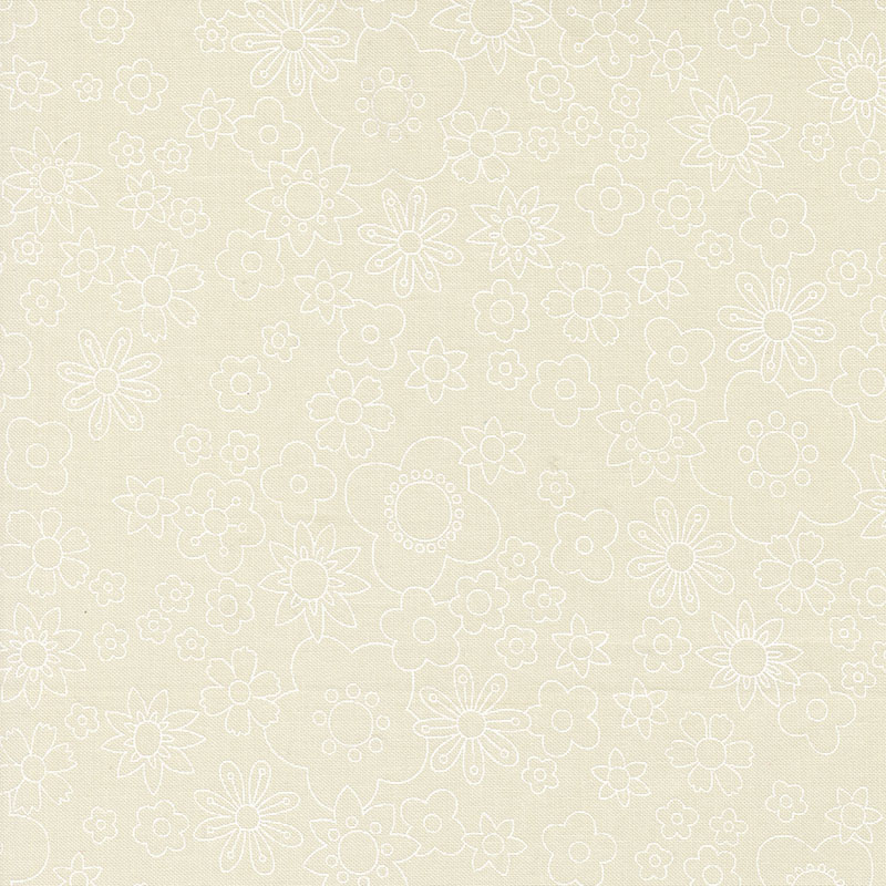 Happy Daze By Chloe\'s Closet For Moda - Cloud White