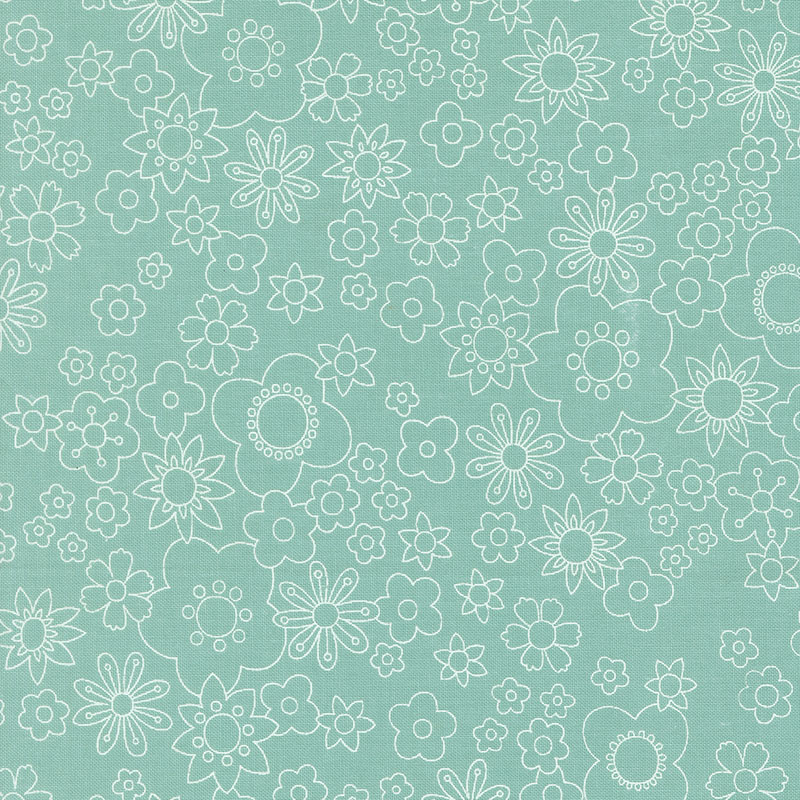 Happy Daze By Chloe\'s Closet For Moda - Aqua