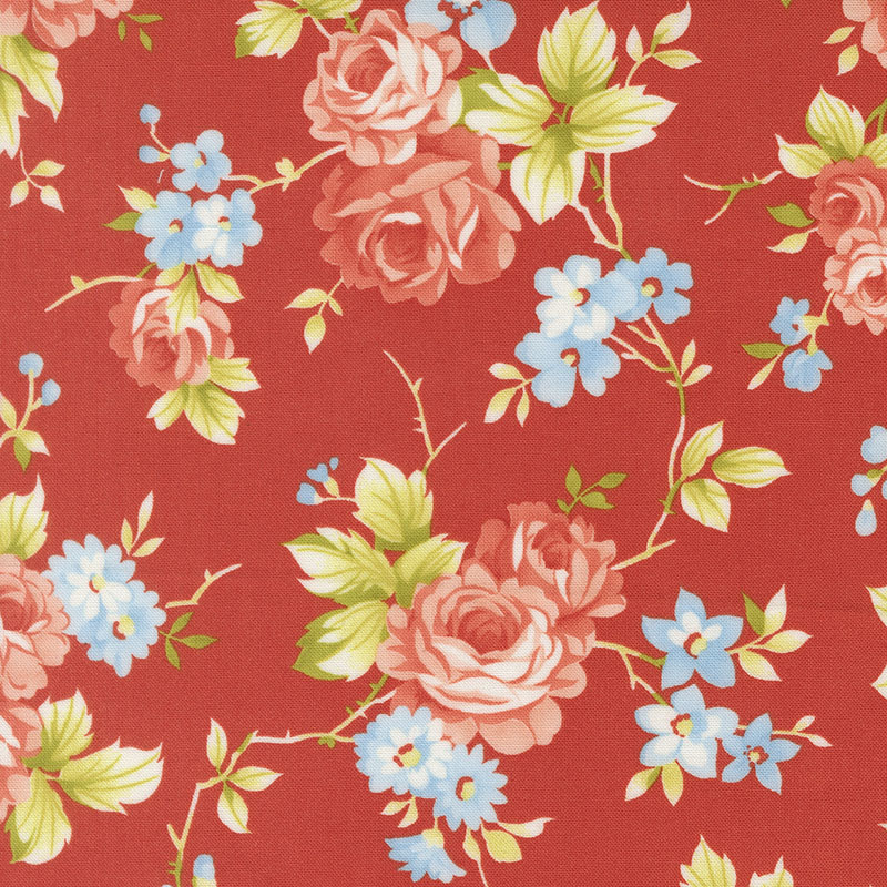 Rosie By Fig Tree & Co. For Moda - Strawberry