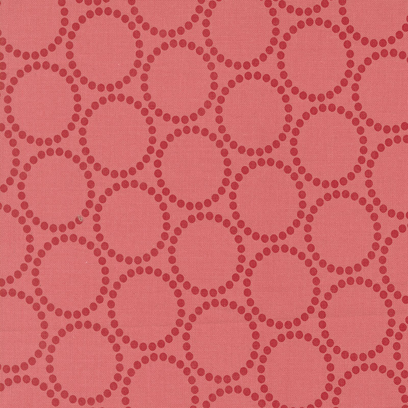 Funny Valentine By Lizzy House For Moda - Coral