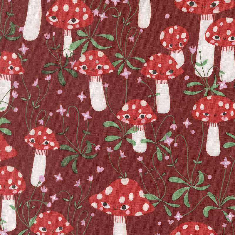 Funny Valentine By Lizzy House For Moda - Rose