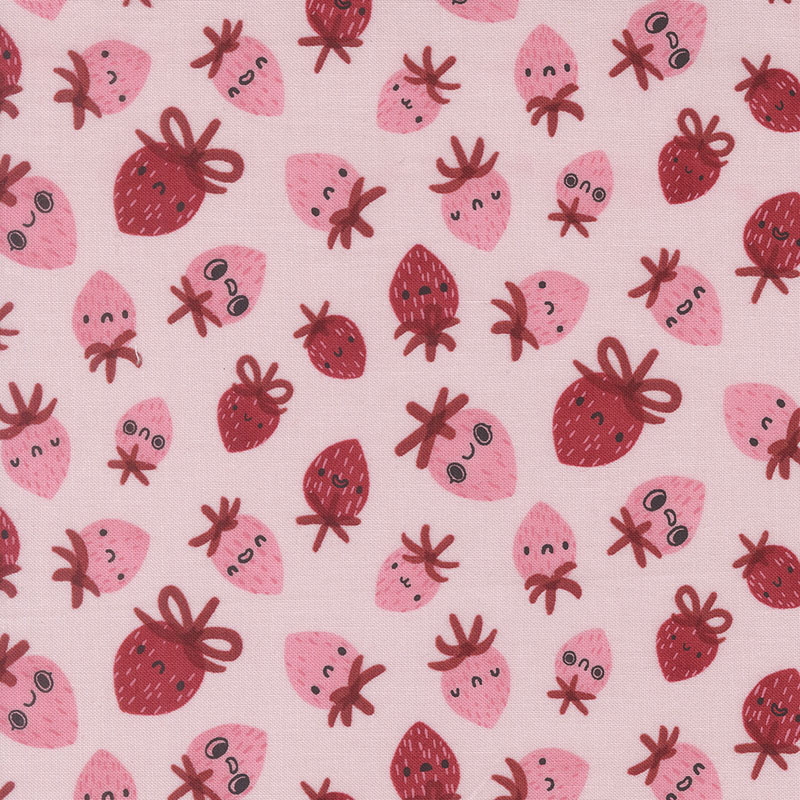 Funny Valentine By Lizzy House For Moda - Blush